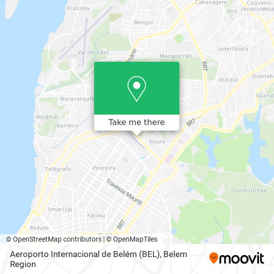 Aeroporto Internacional de Belém (BEL) map
