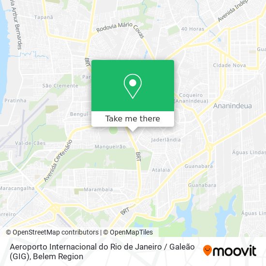 Aeroporto Internacional do Rio de Janeiro / Galeão (GIG) map