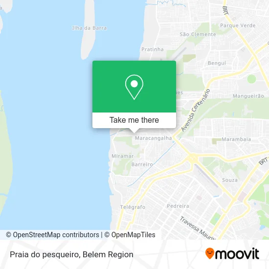 Praia do pesqueiro map