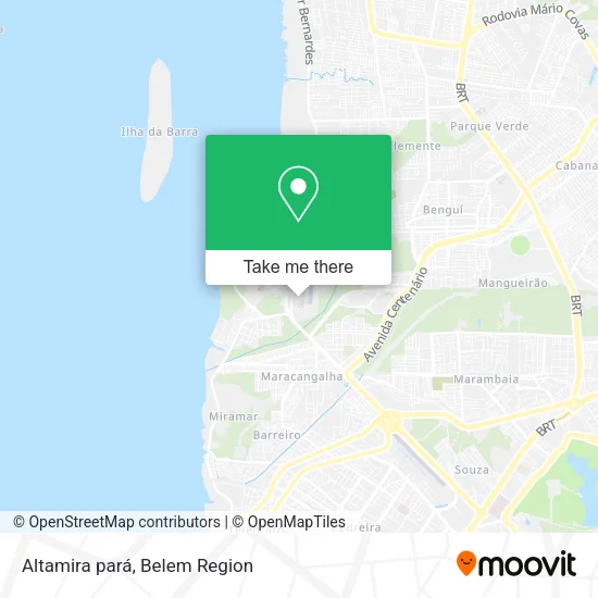 Altamira pará map