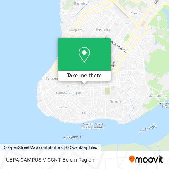 UEPA  CAMPUS V CCNT map