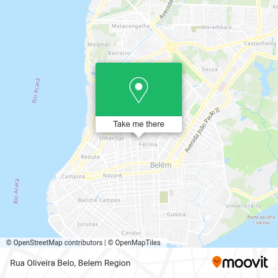 Rua Oliveira Belo map