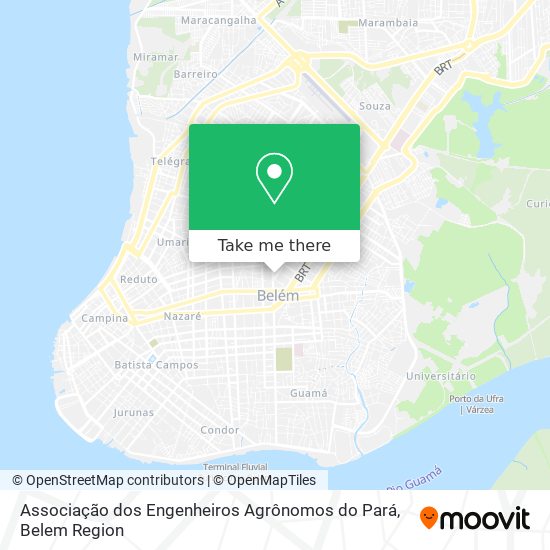 Associação dos Engenheiros Agrônomos do Pará map