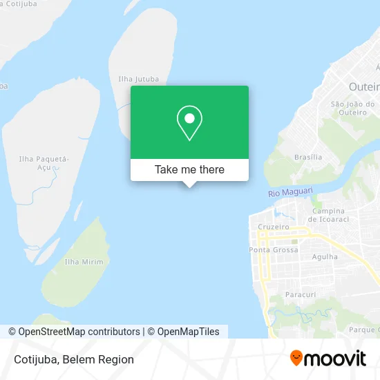 Cotijuba map