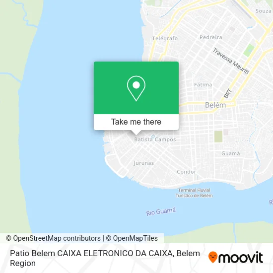 Patio Belem CAIXA ELETRONICO DA CAIXA map
