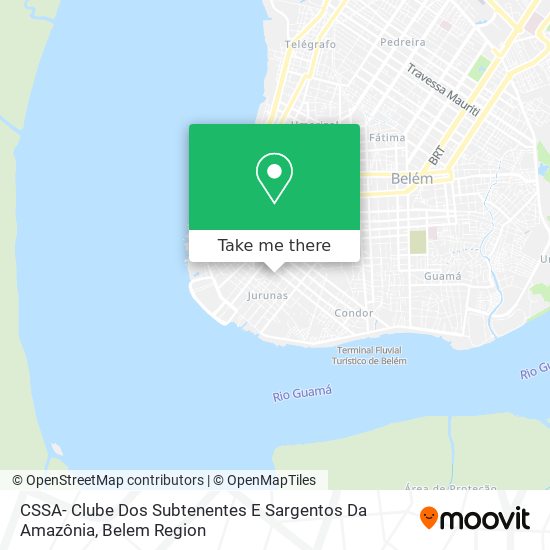 CSSA- Clube Dos Subtenentes E Sargentos Da Amazônia map