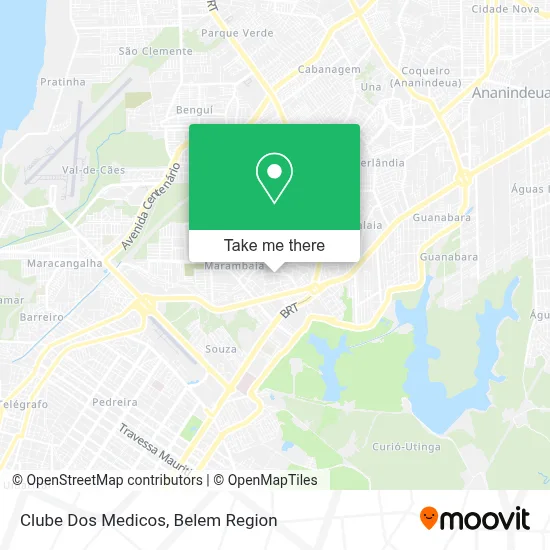 Clube Dos Medicos map