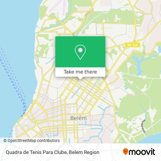 Mapa Quadra de Tenis Para Clube