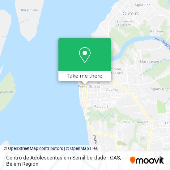 Centro de Adolescentes em Semiliberdade  - CAS map