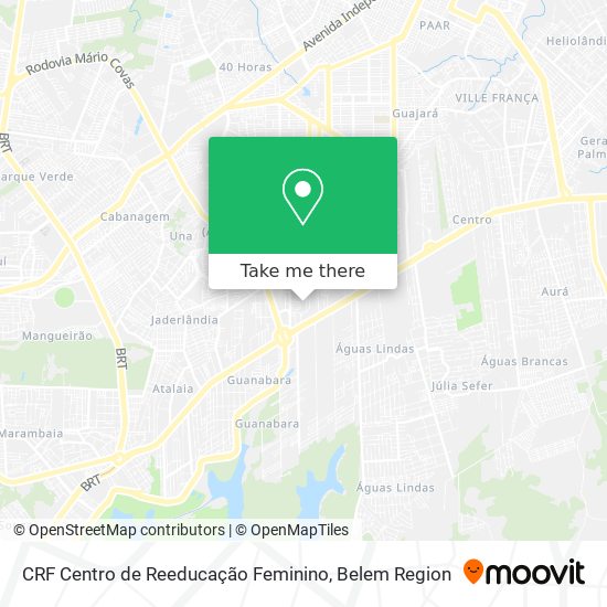 Mapa CRF Centro de Reeducação Feminino