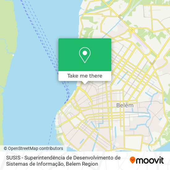 Mapa SUSIS - Superintendência de Desenvolvimento de Sistemas de Informação