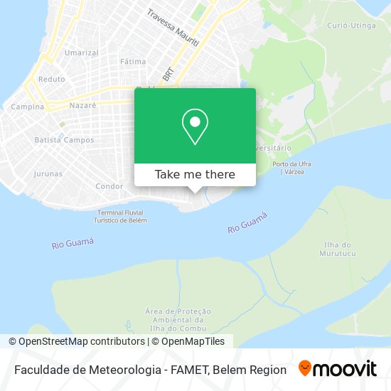 Faculdade de Meteorologia - FAMET map