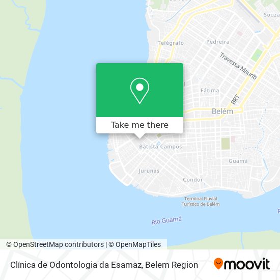 Clínica de Odontologia da Esamaz map