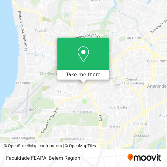 Faculdade FEAPA map