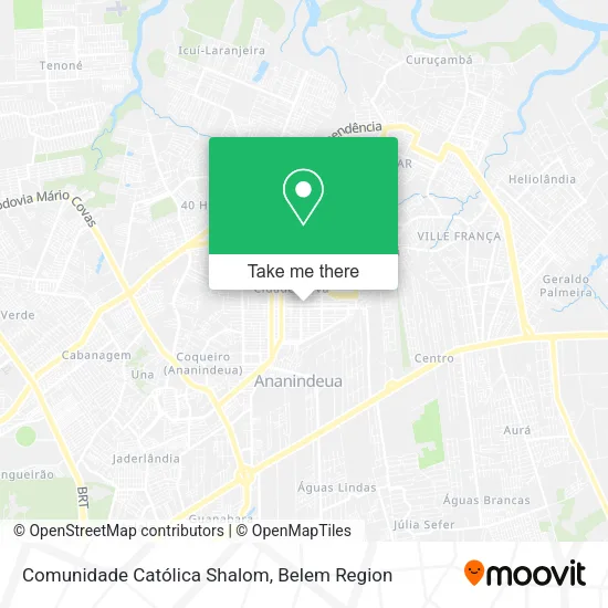 Comunidade Católica Shalom map