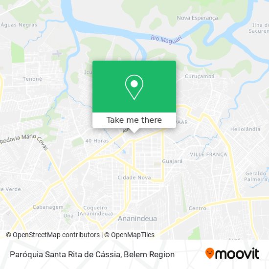 Paróquia Santa Rita de Cássia map