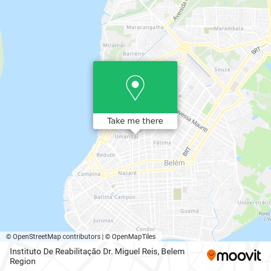 Instituto De Reabilitação Dr. Miguel Reis map