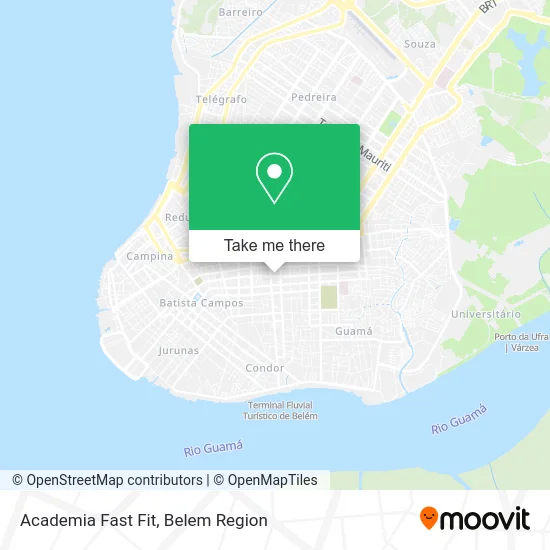 Academia Fast Fit map
