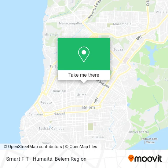Smart FIT - Humaitá map