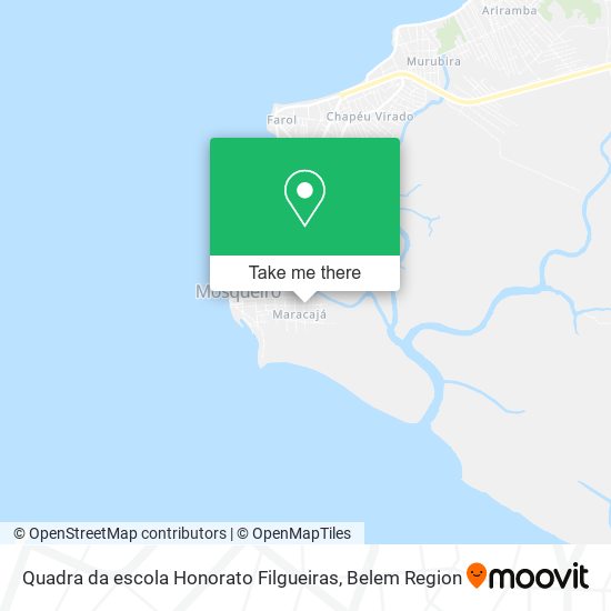 Quadra da escola Honorato Filgueiras map