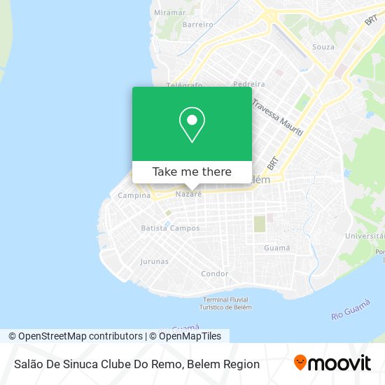 Salão De Sinuca Clube Do Remo map