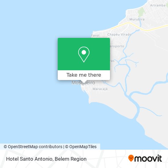 Hotel Santo Antonio map