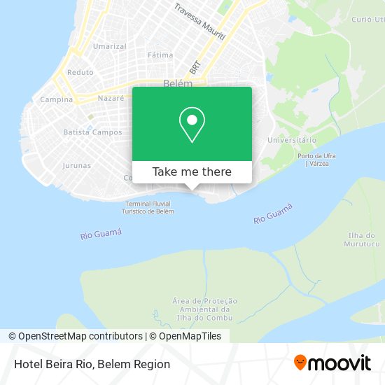 Hotel Beira Rio map