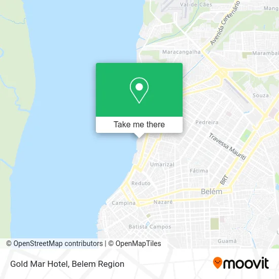Gold Mar Hotel map