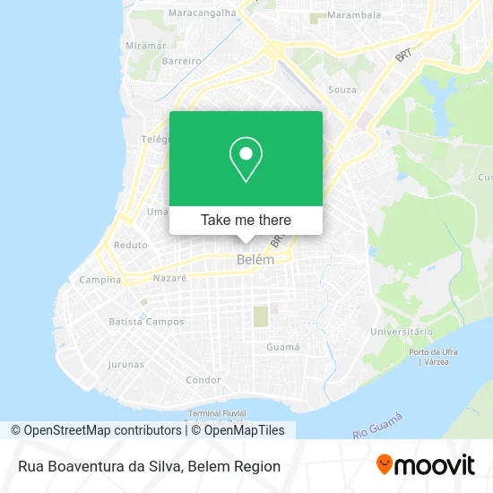 Rua Boaventura da Silva map