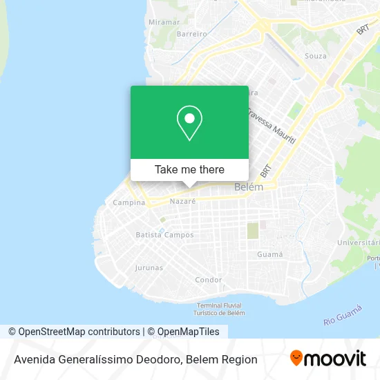 Avenida Generalíssimo Deodoro map