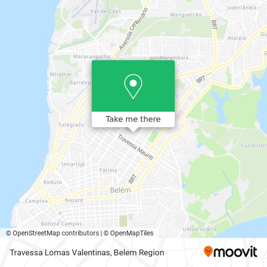 Travessa Lomas Valentinas map