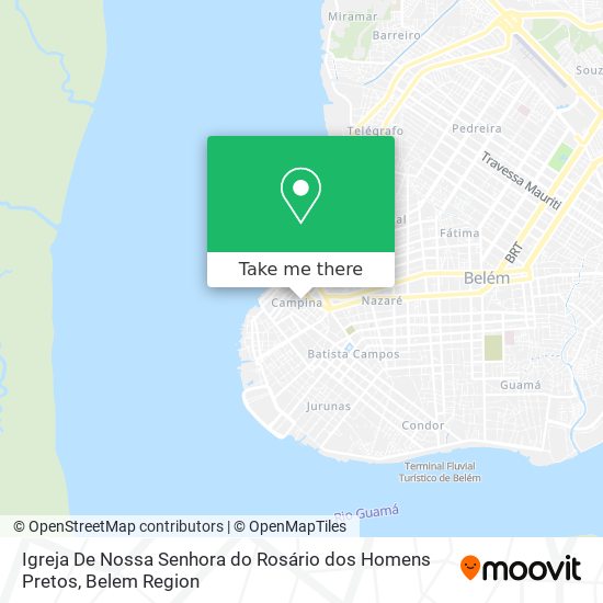 Igreja De Nossa Senhora do Rosário dos Homens Pretos map