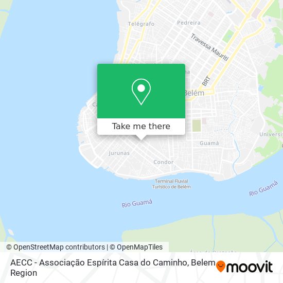 AECC - Associação Espírita Casa do Caminho map