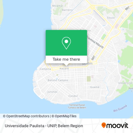 Universidade Paulista - UNIP map