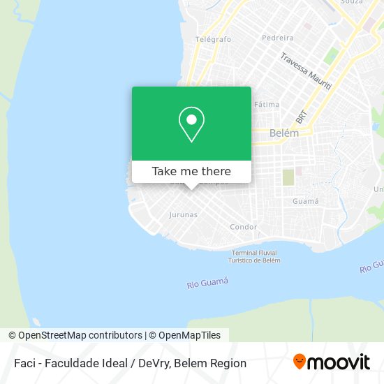 Faci - Faculdade Ideal / DeVry map