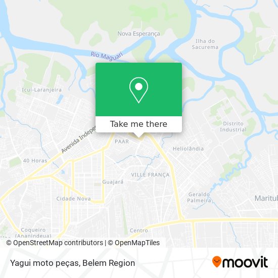 Yagui moto peças map