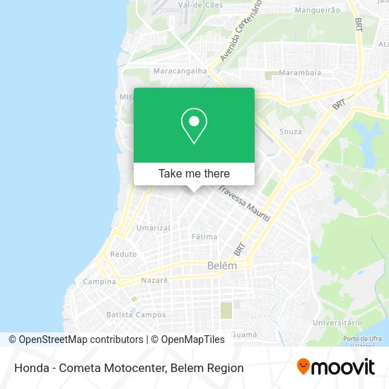 Honda - Cometa Motocenter map