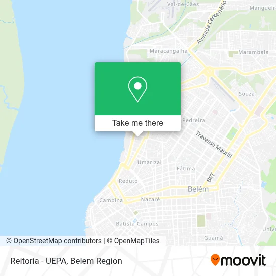 Reitoria - UEPA map