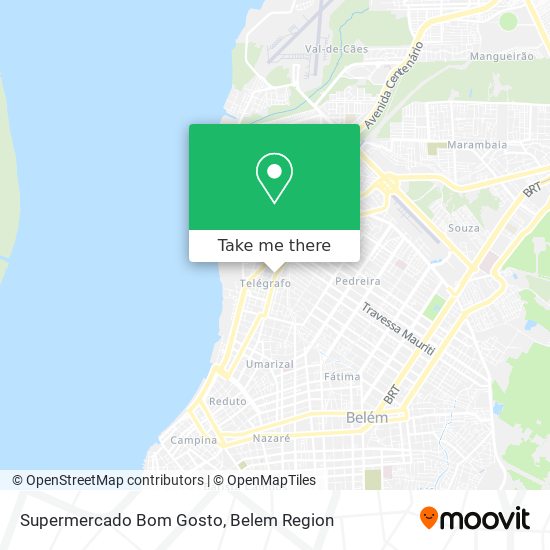 Mapa Supermercado Bom Gosto