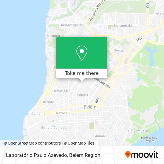 Laboratório Paulo Azevedo map