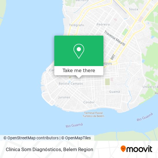 Clínica Som Diagnósticos map