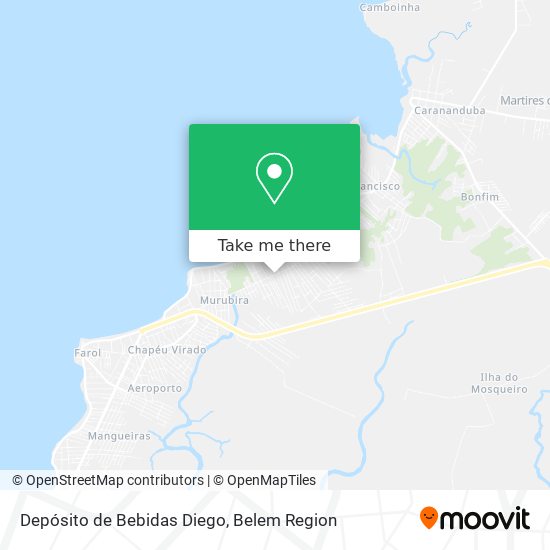 Depósito de Bebidas Diego map