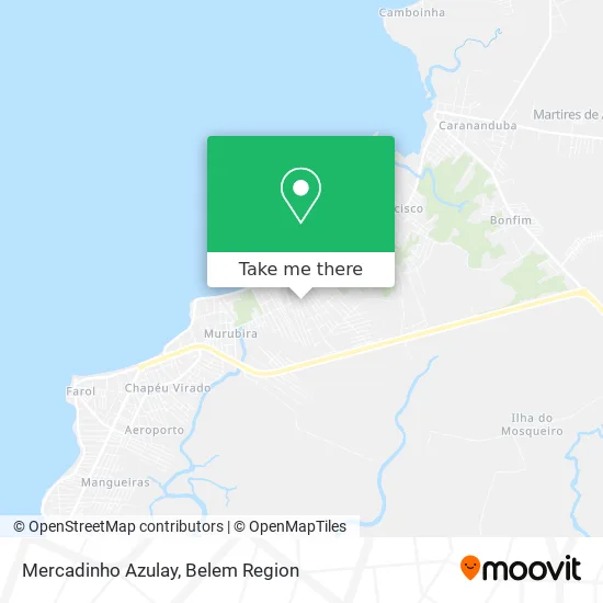 Mercadinho Azulay map