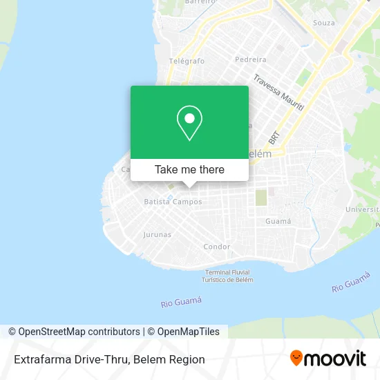 Extrafarma Drive-Thru map