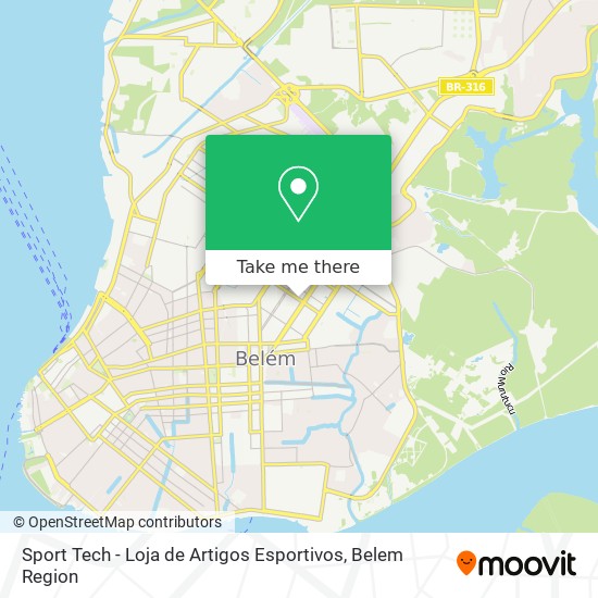 Mapa Sport Tech - Loja de Artigos Esportivos