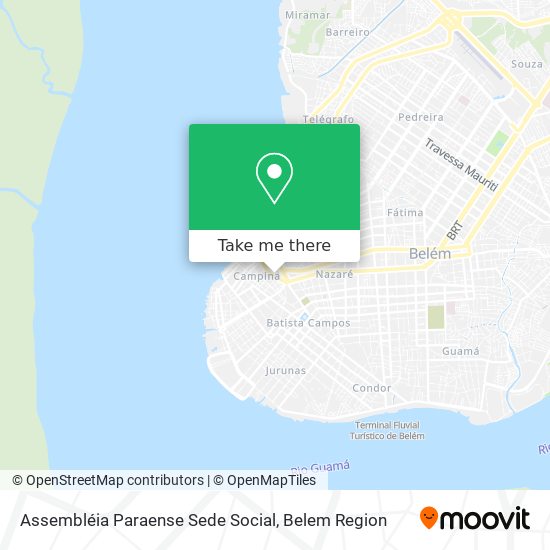 Assembléia Paraense Sede Social map