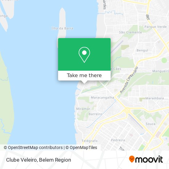 Clube Veleiro map