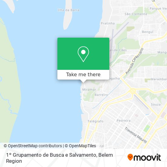 1º Grupamento de Busca e Salvamento map