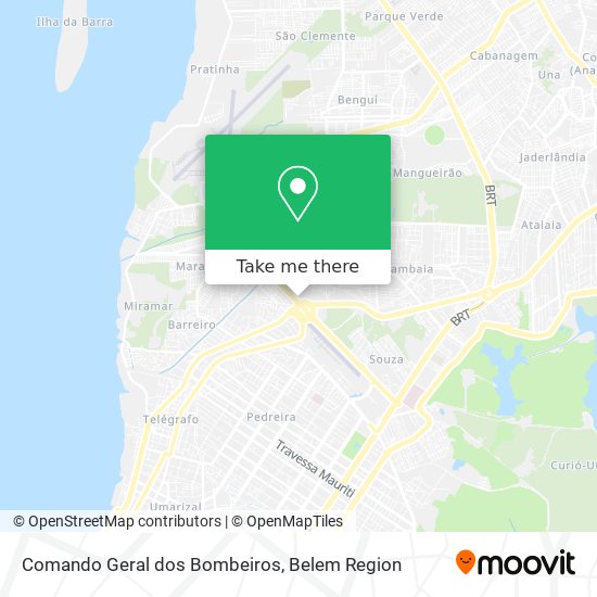 Comando Geral dos Bombeiros map