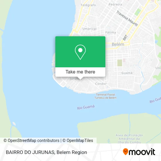 BAIRRO DO JURUNAS map